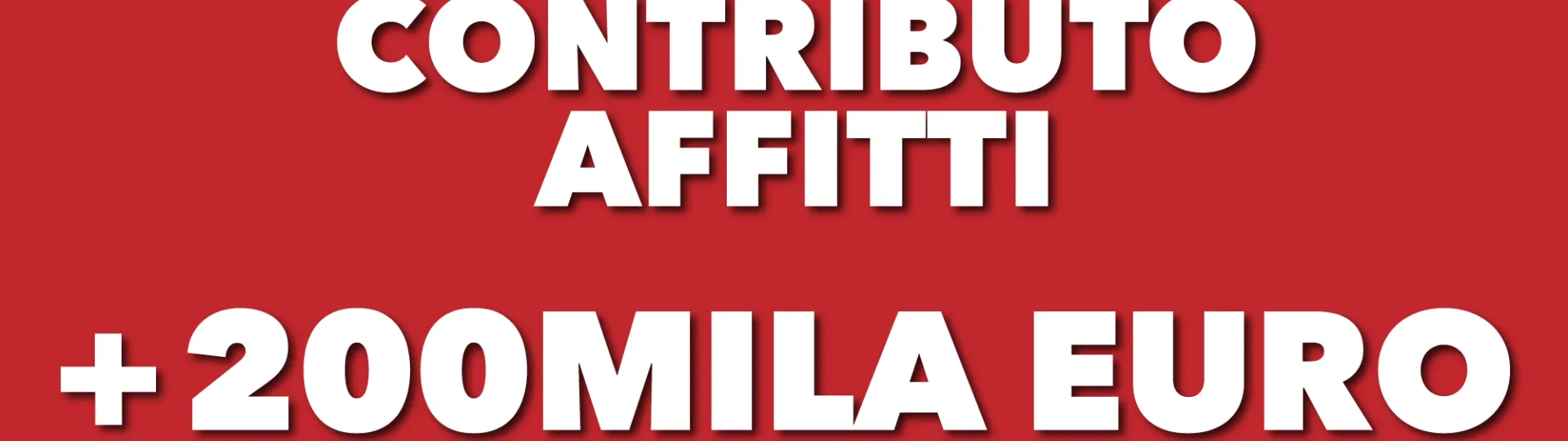 contributo affitti