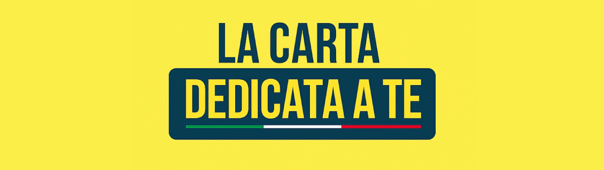 Carta dedicata a te