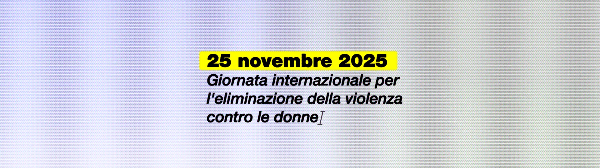 25 novembre 2025.