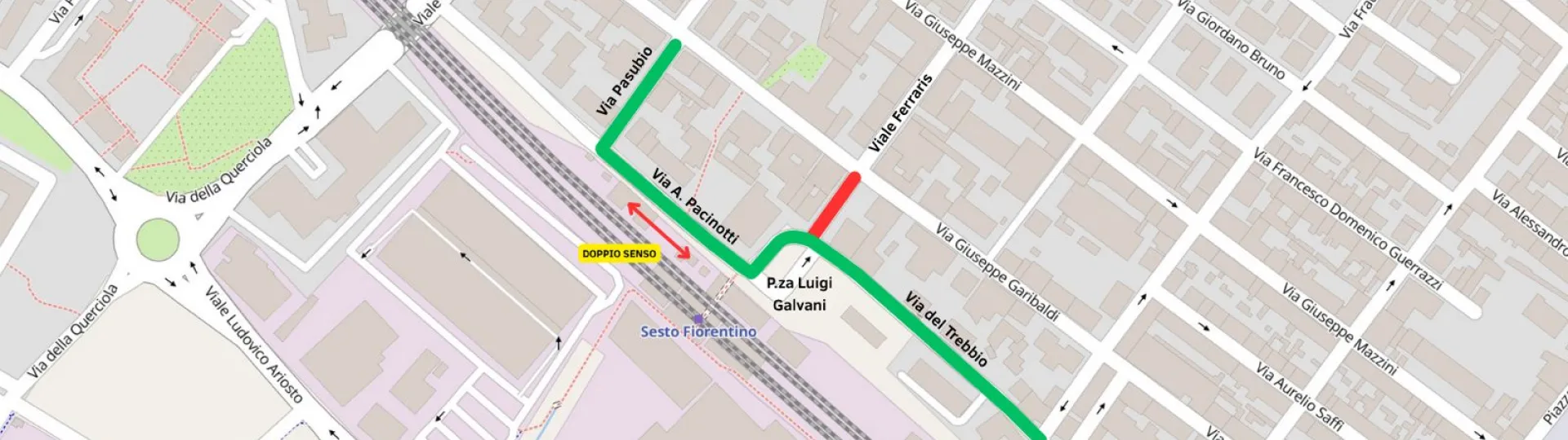 CHIUSURA TRATTO VIALE FERRARIS