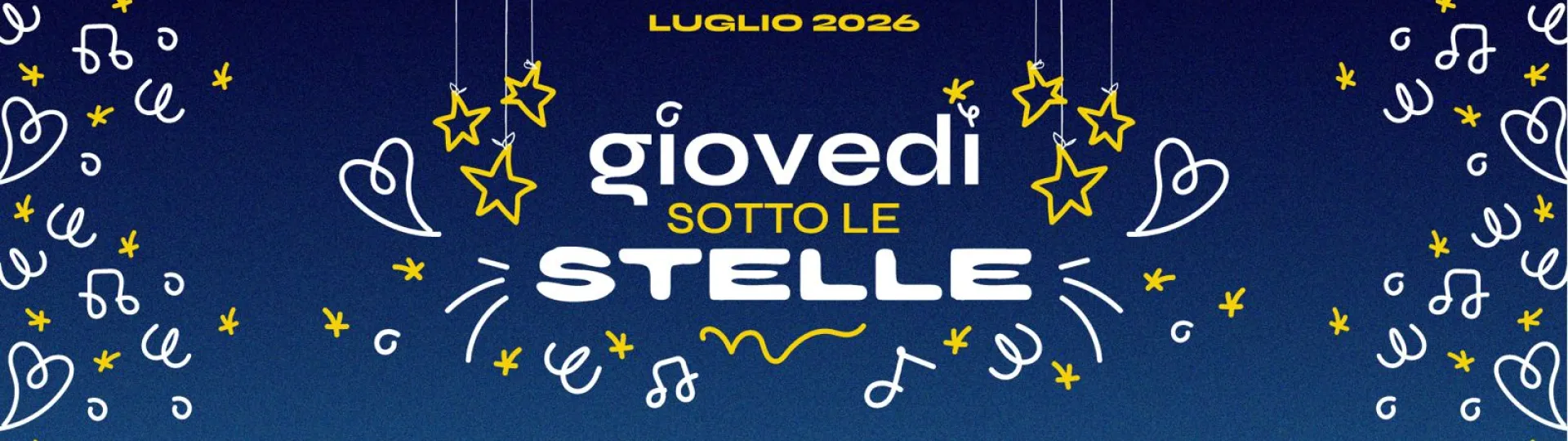 banner giovedì sotto le stelle 2026