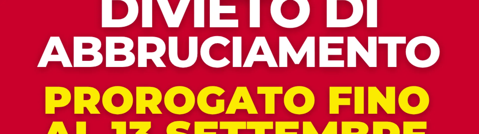 proroga divieto abbruciamento 2026