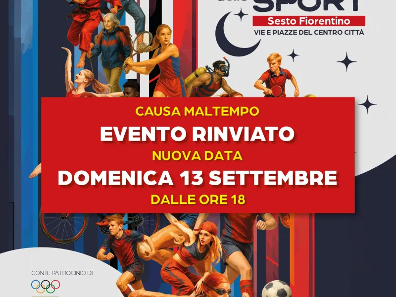 notte bianca dello sport 2026 nuova data