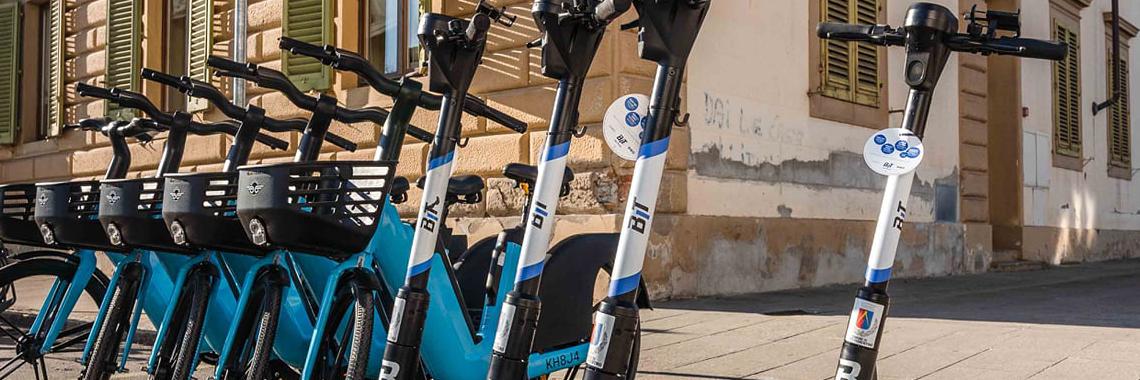 Mobilità, servizio di noleggio a flusso libero di monopattiniI e bici  elettriche | Sesto Fiorentino