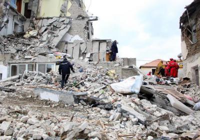 Vigili del Fuoco terremoto Albania novembre 2019 Durazzo Italia VVF
