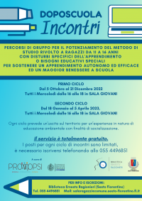 Doposcuola in Biblioteca